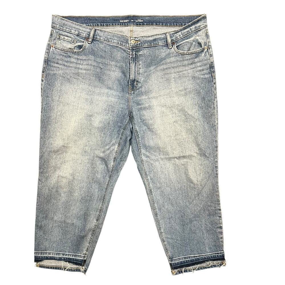 Old Navy Mid Rise Boyfriend Cropped Jeans Size 20